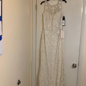 Adrianna Papell Ivory gown size 12